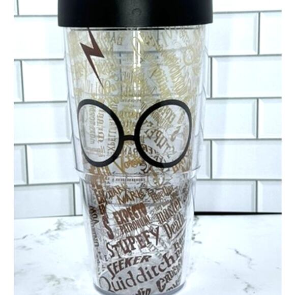 Harry Potter 24oz Tumbler Hot/Cold Mischief Managed & I Solemnly Swear - Picture 1 of 8